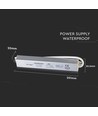 V-Tac 100W Netzteil - 12V DC, 8A, IP65 wasserdicht