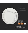 18W Ø22,5cm LED Einbaupanel - Ausschnitt: Ø21 cm, Maße: Ø22,5 cm