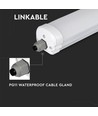 150cm 160lm/W 32W wasserdichte komplette LED-Wannenleuchte, Durchgangsverdrahtet - 5120lm, IP65