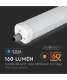 150cm 160lm/W 32W wasserdichte komplette LED-Wannenleuchte, Durchgangsverdrahtet - 5120lm, IP65