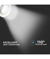 3er-Pack 5W Einbaustrahler - Stahlfront, komplett mit GU10-Fassung und LED-Spot