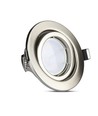 3er-Pack 5W Einbaustrahler - Stahlfront, komplett mit GU10-Fassung und LED-Spot