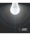 B22 9W LED-Lampe - Samsung LED-Chip