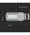 V-Tac 30W LED Straßenlampe - Samsung LED-Chip, Ø60mm, IP65, 135lm/W