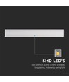 20W LED weiße längliche Wandleuchte - IP44 Außenbereich, indirekt, inkl. Leuchtmittel
