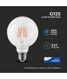 E27 6W LED Globe-Lampe - Ø12,5 cm, Samsung LED-Chip, Filament