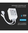 RGB-Controller mit Fernbedienung - Speicherfunktion, Infrarot, 12V (72W), 24V (144W)