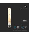 V-Tac 6W LED-Lampe - Glühfaden, T30, extra warmweiß, 2200K, E27