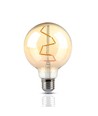 E27 4W LED Globe-Lampe - Ø9,5 cm, Kohlefaden, extra warmweiß, 2200K