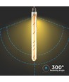 E27 5W LED-Leuchtmittel - Kohlefaden, T30, Extra Warmweiß, 2200K