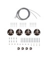 Drahtset für LED-Panel - 1 Meter, höhenverstellbar, Set mit 4 Stück