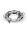 2er-Pack MR16/GU10 Downlight-Set - Ohne Leuchtmittel, Chrom, Loch: Ø6,5 cm, Maße: Ø8 cm