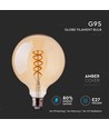 E27 dekorative LED Globe-Lampe - Spiral-Filament, 5W, extra warmweiß