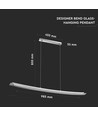 18W Designer LED-Hängeleuchte - 98cm, 4000K