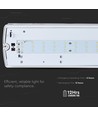 V-Tac 4W LED Notbeleuchtung - Zur Wandmontage 190 Lumen, inkl. Akku und Piktogrammen