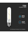 E27 2W LED-Leuchtmittel - Kohlefaden-Optik, T30