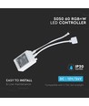RGB+WW Controller mit Fernbedienung - Nur passend für RGB+WW Streifen, Infrarot, 12V (96W), 24V (192W)