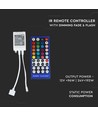 RGB+WW Controller mit Fernbedienung - Nur passend für RGB+WW Streifen, Infrarot, 12V (96W), 24V (192W)