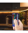 RGB+WW Controller mit Fernbedienung - Nur passend für RGB+WW Streifen, Infrarot, 12V (96W), 24V (192W)