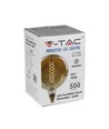 E27 8W dimmbare LED Riesen-Globebirne - Ø20 cm, Kohlefaden-Optik, extra warmweiß, 2000K