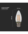 B22 4W LED-Kerzenlampe - Samsung LED-Chip, Filament