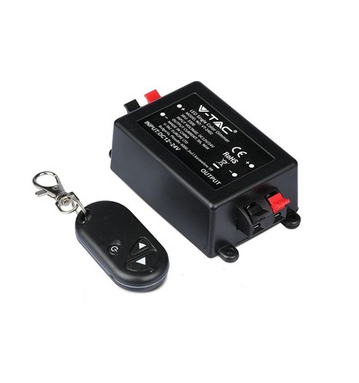 Kabelloser Dimmer mit Fernbedienung - RF kabellos, Speicherfunktion, 12V/24V (96W / 192W)