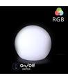 V-Tac RGB LED Kugel - Wiederaufladbar, mit Fernbedienung, Ø40 cm