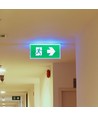 V-Tac Deckenmontiertes/Eingebautes LED-Exit-Schild - 2W, Samsung LED-Chip
