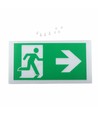 V-Tac Deckenmontiertes/Eingebautes LED-Exit-Schild - 2W, Samsung LED-Chip