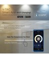 40W Smart Home LED-Panel - 60x60, Tuya/Smart Life, funktioniert mit Google Home, Alexa und Smartphones, weißer Rand