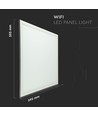 40W Smart Home LED-Panel - 60x60, Tuya/Smart Life, funktioniert mit Google Home, Alexa und Smartphones, weißer Rand