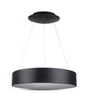 30W dimmbarer LED-Kronleuchter - Schwarz, weiches Licht, warmweiß