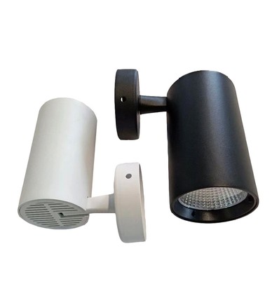 30W RA90 Wandstrahler - Flickerfrei, Weiß, für Decke/Wand