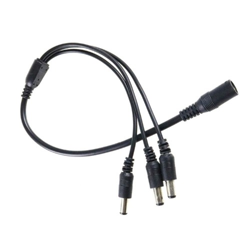 DC-Kabel 3-Wege-Splitter - Für LED-Streifen, 5V-48V, schwarz