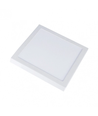 12W LED Deckenleuchte - 14 x 14cm, Höhe: 2,4cm, weißer Rand