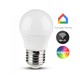 E27 5W Smart Home Tropfen LED-Lampe - G45, Tuya/Smart Life, kompatibel mit Google Home, Alexa und Smartphones