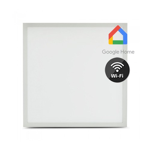 40W Smart Home LED-Panel - 60x60, Tuya/Smart Life, funktioniert mit Google Home, Alexa und Smartphones, weißer Rand