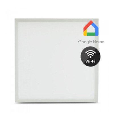 40W Smart Home LED-Panel - 60x60, Tuya/Smart Life, funktioniert mit Google Home, Alexa und Smartphones, weißer Rand