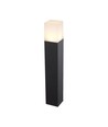 V-Tac quadratische Außenlampe - Schwarz, 50 cm, IP54, GU10 Fassung, ohne Leuchtmittel, 230V