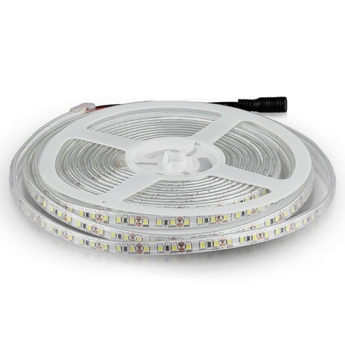 5m 7,2W/m spritzwassergeschützter LED-Streifen - 12V DC, IP65, 120 LEDs pro Meter