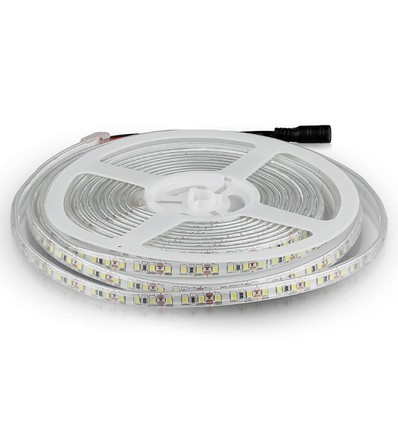 5m 7,2W/m spritzwassergeschützter LED-Streifen - 12V DC, IP65, 120 LEDs pro Meter