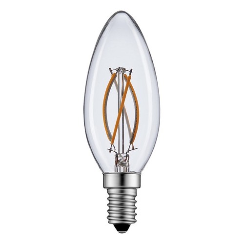 E14 2W LED-Kerzenlampe - Filament, warmweiß
