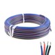 12-24V RGB Kabel - 4 x 0,5 mm², Meterware, mind. 5 Meter