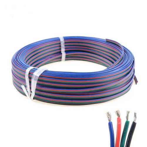 12-24V RGB Kabel - 4 x 0,5 mm², Meterware, mind. 5 Meter