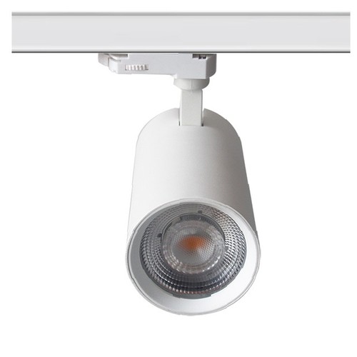 Outlet: 28W 3-Phasen RA90 weißer Schienenstrahler - Citizen LED Chip, flimmerfrei