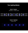 53-73 cm Aquariumleuchte - 14W LED, weiß/blau, verstellbar