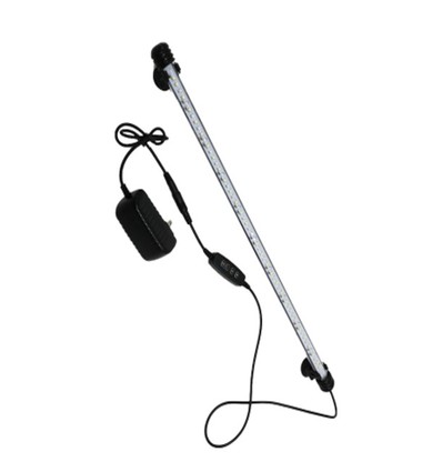 62 cm Aquariumleuchte - 7W LED, weiß/blau, mit Saugnäpfen, IP67