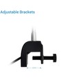 28 cm Aquariumlampe - 10W LED, weiß/blau