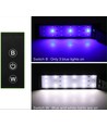 19,5 cm Aquariumlampe - 7W LED, weiß/blau