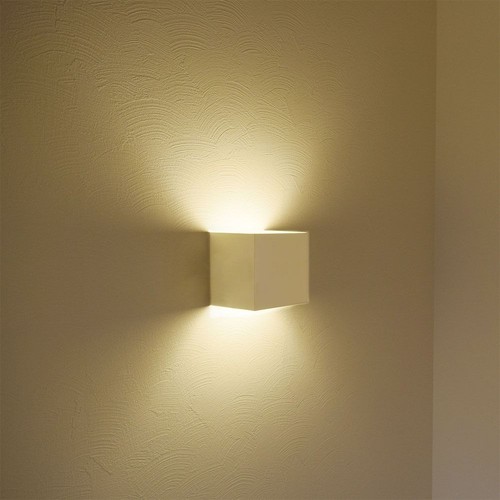 12W LED Wandleuchte Weiß - IP65 Außenbereich, quadratisch, verstellbarer Abstrahlwinkel, inkl. Leuchtmittel